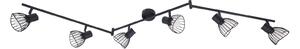 Lampa Sufitowa Lindby, Piena, ściemnialny, czarny, jadalnia, metal, nowoczesny