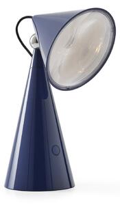 Lampa Stołowa Tom Dixon, POSE, ściemnialny, niebieski, salon, tworzywo sztuczne, design