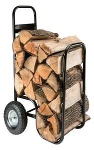 Wózek na drewno opałowe, 52 x 57 x 107/73 cm, udźwig 80 kg