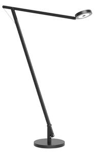 Lampa Podłogowa Rotaliana, ściemnialny, czarny, salon, aluminium