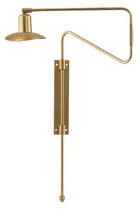 Lampa Ścienna House Doctor, złoty | mosiężny, salon, metal