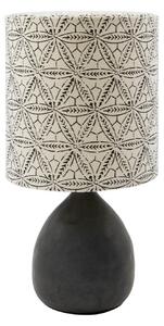 Lampa Stołowa House Doctor, czarny, salon, tkanina | tekstylia, vintage