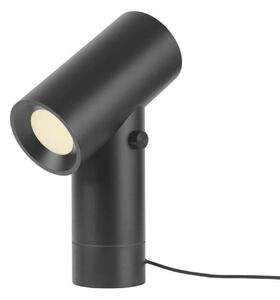 Lampa Stołowa Muuto, czarny, sypialnia, aluminium