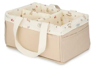 Tekstylny dziecięcy kosz na zabawki w naturalnym kolorze 34x23x17 cm Vintage Toys – Cam Cam Copenhagen