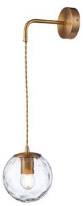 Pendar - kinkiet 30 cm kulisty minimalistyczny nowoczesny złoty