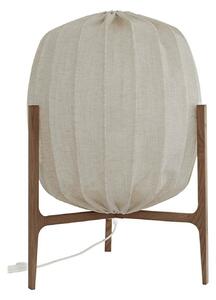Lampa Podłogowa Watt & Veke, ściemnialny, beżowy, salon, drewno, skandynawski