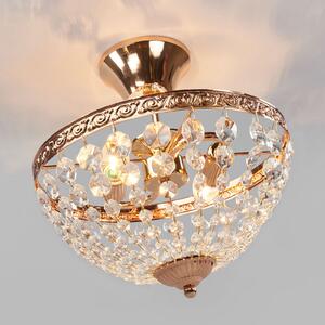 Lampa Sufitowa Markslöjd, HANASKOG, ściemnialny, złoty | mosiężny, salon, metal