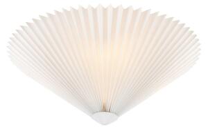 Lampa Sufitowa Markslöjd, Plisado, ściemnialny, biały, salon, tkanina | tekstylia
