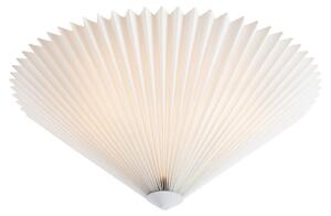 Lampa Sufitowa Markslöjd, Plisado, ściemnialny, biały, salon, tkanina | tekstylia