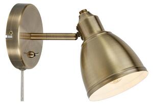 Lampa Ścienna Markslöjd, złoty | mosiężny, salon, metal