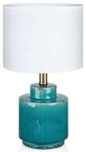 Lampa Stołowa Markslöjd, Cous, niebieski, salon, ceramika, nowoczesny