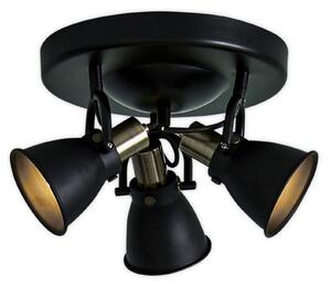 Lampa Sufitowa Markslöjd, Alton, ściemnialny, czarny, salon, metal