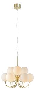 Lampa Wisząca Markslöjd, Bianco, ściemnialny, złoty | mosiężny, salon, metal