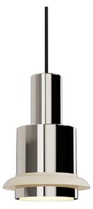 Chaumont Lampa Wisząca Ø19xH28 Nikiel/White