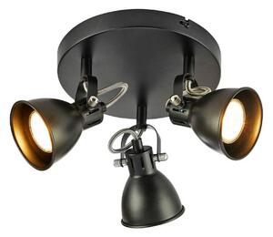 Lampa Sufitowa Markslöjd, czarny, salon, metal