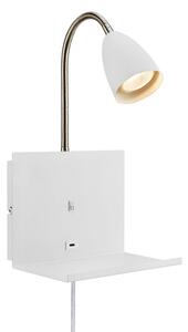 Lampa Ścienna Markslöjd, Cuarto, biały, sypialnia, metal, nowoczesny