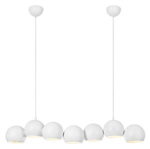 Lampa Wisząca Markslöjd, Cupolo, ściemnialny, biały, salon, metal, nowoczesny