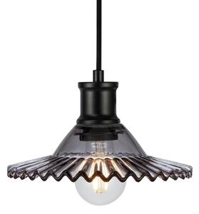 Lampa Wisząca Markslöjd, Novia, szary, salon, szkło