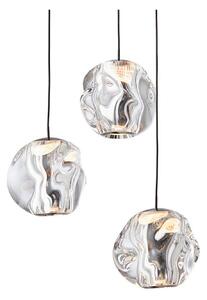 Lampa Wisząca LOOM DESIGN, Ice Ball 3, ściemnialny, transparentny, salon, tworzywo sztuczne, nowoczesny