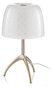 Lampa Stołowa Foscarini, Lumiere, biały, salon, szkło, design