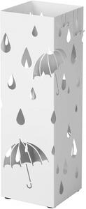 Nowoczesny parasolnik stojak biały 49 cm LOFT