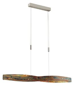 Lampa Wisząca Quitani, Lian, ściemnialny, brąz rdzawy, salon, metal, design
