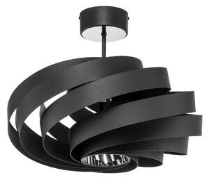 Lampa Sufitowa Domiluce, Vento, ściemnialny, czarny, salon, metal, nowoczesny
