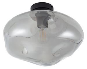 Lampa Sufitowa Lindby, Lelia, ściemnialny, szary, jadalnia, szkło, design