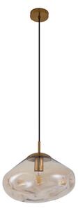 Lampa Wisząca Lindby, Lelia, ściemnialny, beżowy, jadalnia, szkło, design