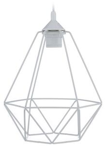 Lampa wisząca Paris Diamond 24 cm biała