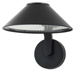 Zewnętrzna Lampa Lindby, Capelo, czarny, balkon, aluminium, nowoczesny