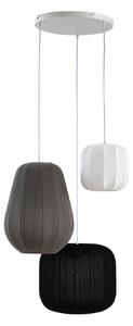 Lampa Wisząca Lindby, Helin, ściemnialny, wielokolorowy, salon, tkanina | tekstylia, skandynawski