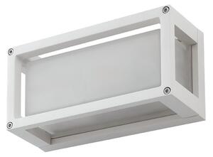 Zewnętrzna Lampa Lucande, Aurelien, ściemnialny, biały, balkon, aluminium, nowoczesny