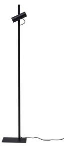 Lampa Podłogowa Lucande, Lysias, czarny, jadalnia, metal, nowoczesny