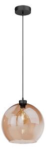 Lampa Wisząca TK Lighting, Cubus, ściemnialny, brąz rdzawy, salon, szkło, nowoczesny