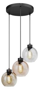 Lampa Wisząca TK Lighting, Cubus, ściemnialny, wielokolorowy, salon, szkło, nowoczesny