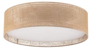 Lampa Sufitowa TK Lighting, Juta, ściemnialny, beżowy, salon, tkanina | tekstylia