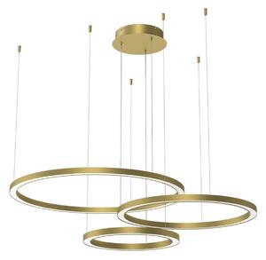 Lampa Wisząca Eko-Light, Galaxia, złoty | mosiężny, salon, tworzywo sztuczne, nowoczesny