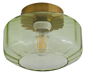 Lampa Sufitowa Lindby, Hildur, ściemnialny, zielony, jadalnia, szkło