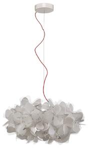 Lampa Wisząca Slamp, Clizia Mama Non Mama, ściemnialny, biały, salon, tworzywo sztuczne, design