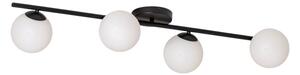 Lampa Sufitowa Euluna, Glassy, ściemnialny, czarny, salon, szkło, nowoczesny