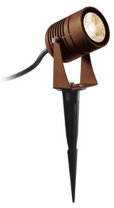 Zewnętrzna Lampa SLV, Spike, brąz rdzawy, metal, nowoczesny