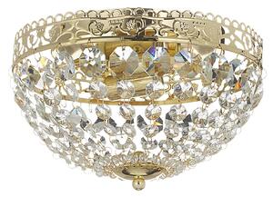 Lampa Sufitowa Markslöjd, Saxholm, ściemnialny, złoty | mosiężny, salon, metal, nowoczesny
