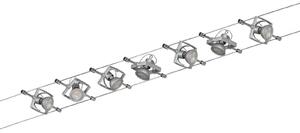 Lampa Sufitowa Paulmann, Wire Mac II, szary, przedpokój, metal, nowoczesny