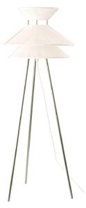 Lampa Podłogowa FRANDSEN, Kiku, biały, salon, tkanina | tekstylia