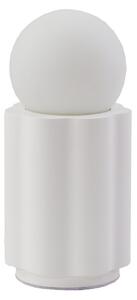 Lampa Stołowa Lindby, Nielson, biały, salon, gips | glina, nowoczesny