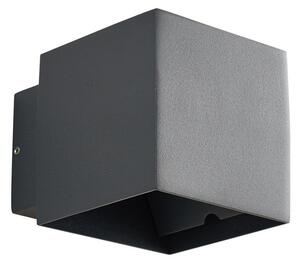 Zewnętrzna Lampa Lindby, Esani, czarny, balkon, aluminium, nowoczesny