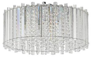 Lampa Sufitowa Lucande, Limana, ściemnialny, metaliczny, salon, metal, design