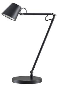 Lampa Stołowa Lucande, Tarris, ściemnialny, czarny, gabinet | pracownia, metal, nowoczesny