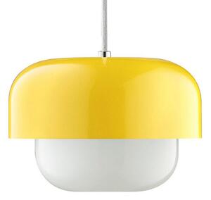 Lampa Wisząca Dyberg Larsen, Haipot, ściemnialny, żółty, salon, metal, skandynawski